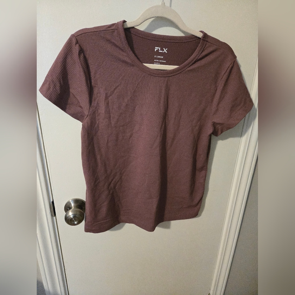 Women's Flex Active Short Sleeve Mauve Tee